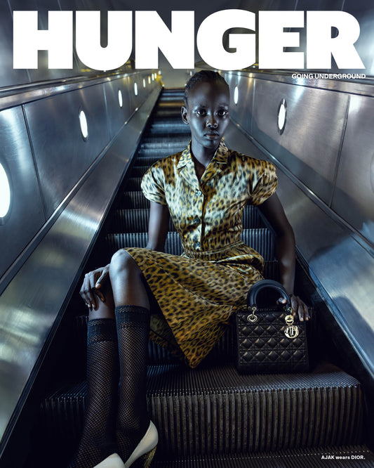 Ajak covers the Going Underground issue in Dior