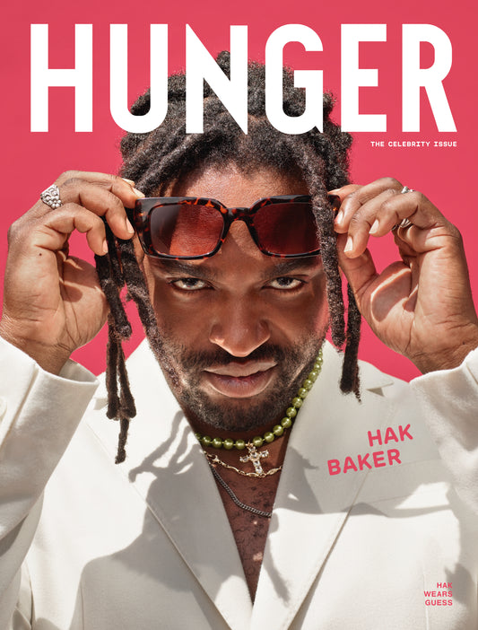 Hak covers The Celebrity issue in Guess